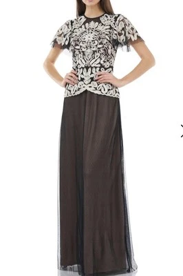 js collections dress Color Oyster Black Size14 - Image 1 of 4