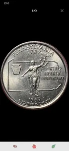 1999-P and D Set Pennsylvania State Quarter-Exact Coins - Picture 1 of 6
