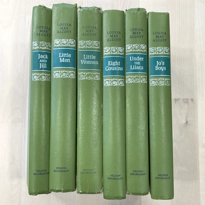 Louisa May Alcott lot of 6 Illustrated Hardcovers Little Women/Men/Eight Cousins Foto 1 de 4