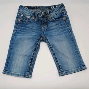 Miss Me Girls Bermuda Shorts Girls Size 8 Embellished Shorts JK5783M2 - Picture 1 of 10