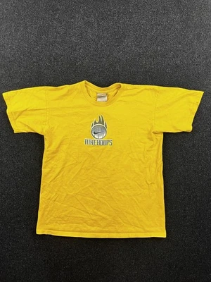 Nike Shirt Youth XL Yellow Hoops Reign Supreme Basketball Graphic Tee Swoosh - Image 1 of 4