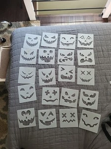 20 Pumkins Jack O Latern Stencils - Picture 1 of 1