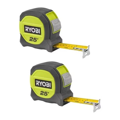 New RYOBI 25 Ft. Tape Measures, 2-Pack Ryobi RHTM252SB - Image 1 of 4