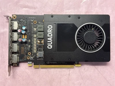 DELL PX8M5 NVIDIA QUADRO P2200 5GB GDDR5X 4x DP DVI VIDEO GRAPHICS CARD - Image 1 of 4