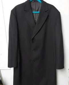 Perry Ellis Men's 100% Wool Over Coat (46R) Portfolio Collection - Picture 1 of 7