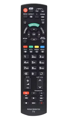 REPLACEMENT REMOTE CONTROL PANASONIC TV N2QAYB000752 3D VIERA INTERNET SMART TV - Image 1 of 3