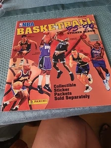 Vintage 1995-96 Panini/Fleer/Skybox NBA Basketball Card/Sticker Album Jordan NEW - Picture 1 of 6