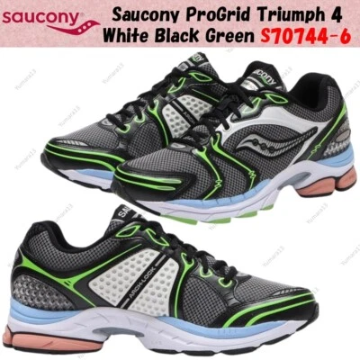 Saucony ProGrid Triumph 4 Blanco Negro Verde S70744-6 Hombres Talla - Imagen 1 de 4
