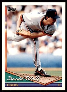 1994 Topps David Wells Baseball Cards #105