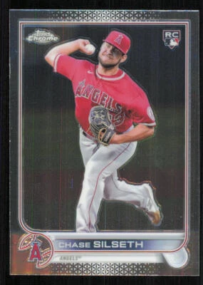 2022 Topps Chrome Update #USC127 Chase Silseth RC - Image 1 of 2