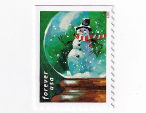 STAMP SCOTT 5816 "Snow Globes Snowman" FOREVER 2023 MNH - Picture 1 of 1