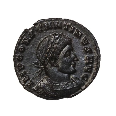 Constantine The Great Bronze Follis Ancient Roman Coin RIC.158 - Image 1 of 2