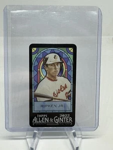 2022 Topps Allen & Ginter #353 Cal Ripken Jr Buntglas Mini SSP!!! - Bild 1 von 3