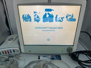 Monitor GE Carescape B650 pantalla táctil PDM cuidado de anestesia 2 ECG SPO2 NUEVO EN CAJA impresión - Imagen 1 de 17