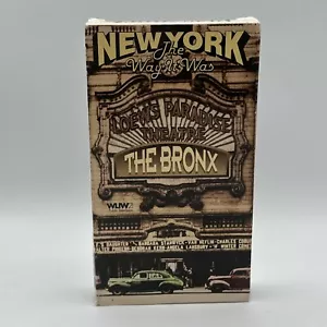 New YorkThe Way It Was: The Bronx 1996 VHS 1930-60s Time Capsule Documentary OOP - Picture 1 of 12