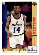 1991-92 Upper Deck Basketball Card A.J. English #387