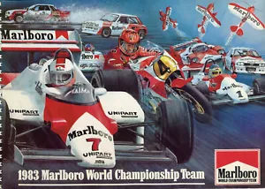 1983 Marlboro World Championship Team Book F1 Lauda F2 F3 Rally Alen Mikkola ++ - Bild 1 von 1
