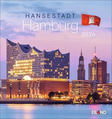 HARENBERG Eiland Hansestadt Hamburg Postkartenkalender 2026 Eindrucksvolle Fotos