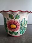 Italy Keramik Blumentopf Übertopf Rarität