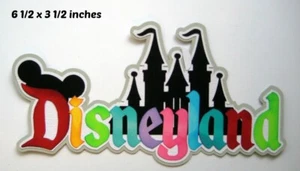 DISNEYLAND TITLE álbum de recortes prefabricado piezas de papel troquelado 3D por Rhonda - Imagen 1 de 1