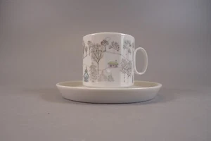 Rosenthal Polygon Winterreise 1 von 10 Kaffeetasse mit Untertasse 150ml H:6,8cm - Bild 1 von 10