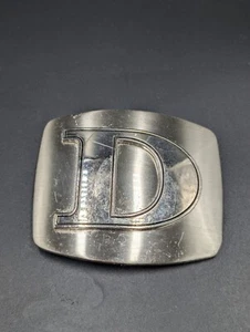 Men Women Initial Letter D Belt Buckle Western Cowgirl Cowboy Rodeo Fashion - Picture 1 of 3