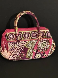 Mini Cartera Bolso de Cosméticos Vera Bradley Caitlyn Doble Asa MUY BERRY PAISLEY - Imagen 1 de 13