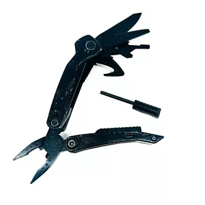 Kingmax Outdoor Camping Survival Multi Tool with Pliers, Fire Starter, Black - Picture 1 of 6