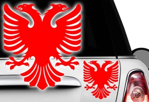 1x Albania Autocollant Sticker Shqiperia Albanie kosovo Bosnie Mazedonienv xxxxx - Picture 1 of 2
