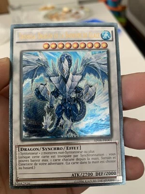 Yugioh Trishula, Drache der Ice Barriere ap08-en001 ultimate french misprint - Image 1 of 4