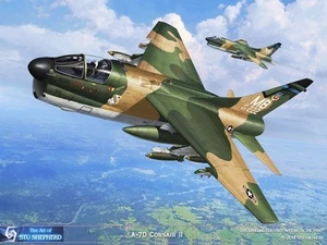 IMPRESIÓN ARTÍSTICA: A-7D Corsair II - Impresión por Shepherd - Imagen 1 de 1