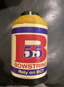 BCY B55 Bowstring, 1/4# Spool Yellow M - Picture 1 of 2