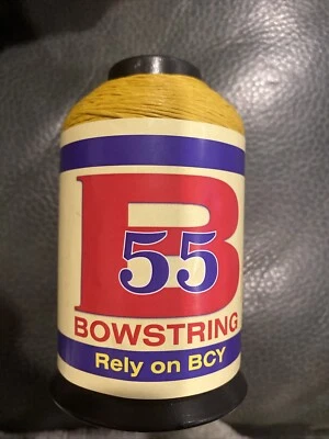 BCY B55 Bowstring, 1/4# Spool Yellow M - Image 1 of 2