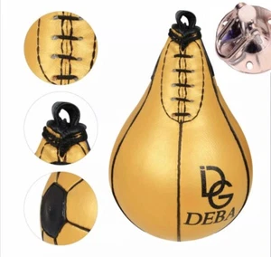 Deba® Speedball de cuero de vaca Punchingball bombilla de boxeo bombilla de impacto con accesorios - Imagen 1 de 6