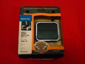 NOS Harley Davidson FX Chrome Brake Pedal Pad #42689-02 - Bild 1 von 2