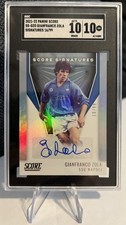 2021-22 Panini Score Gianfranco Zola Refractor /99 SGC 10 AUTO 10 Gem Mint 💎