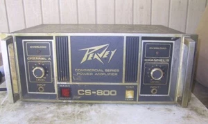 ๐ผ Peavey Professional Commercial Series Power Amplifier AMP CS-800 Black - Picture 1 of 8