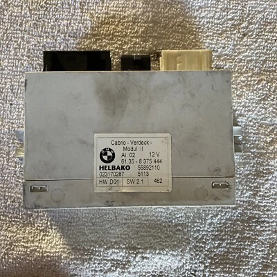 Módulo de techo convertible BMW 330Ci E46 99-06 OEM 61.35-8 375 444 Foto 1 de 3