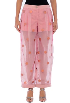 Emporio Armani Organza Pants Mauve 6 US /40 IT NWT $419 - Image 1 of 4