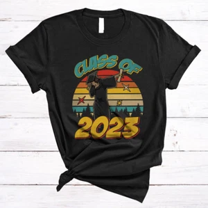 Vintage Retro Class Of 2023 Graduation Dabbing Graduate Girl Grad T-Shirt, Mug - Picture 1 of 3