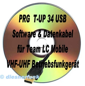 TEAM T-UP34-COM USB Software CD & Datenkabel TEAM LC-Mobile VHF UHF Betriebsfunk - Bild 1 von 1
