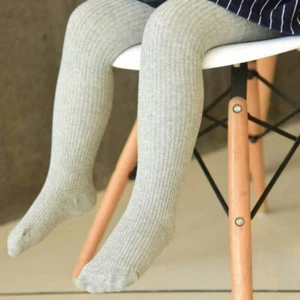 Baby Kid Girl Soft Cotton Elastic Tights Pantyhose Ballet Dance Pants Age 0-8 - Picture 1 of 10