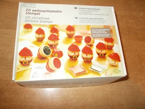 20 WEIHNACHTSMOTIV-STEMPEL ZUM BASTELN, SPIELEN, VERZIEREN - Bild 1 von 3
