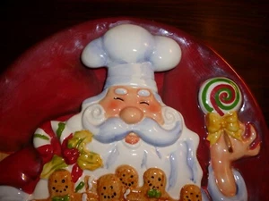 Bella Casa by GANZ 8" Dia Chef Round Cookies Riased Relief Wall Hanging NWOT - Picture 1 of 4