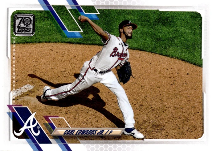 5 CARD LOT - 2021 Topps - Carl Edwards Jr. #576 - Image 1 of 2