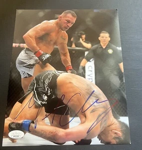 Foto firmata Iron Michael Chandler 8x10 Jsa Ufc MMA autografata Coa - Foto 1 di 1