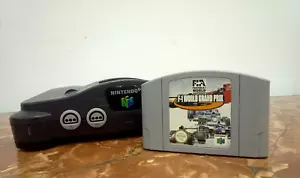 Nintendo 64 N64 VTG Console Only NUS-001-EUR  And F-1 GAME CARTRIDGE- For Parts - Picture 1 of 24