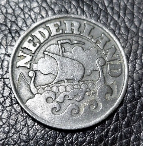 1941 Netherlands 25 Cents Coin Cover