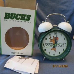 Milwaukee Bucks Bango MUSICAL WECKER funktioniert SGA 2/2018 - Bild 1 von 4