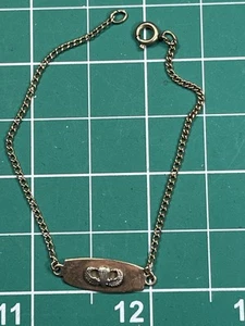 Bracciale vintage US Army aviotrasportato fronte interno seconda guerra mondiale - Foto 1 di 3